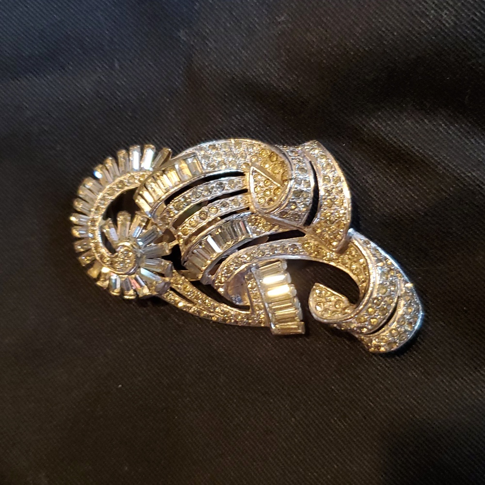 Vintage Silver Tone Money Clip